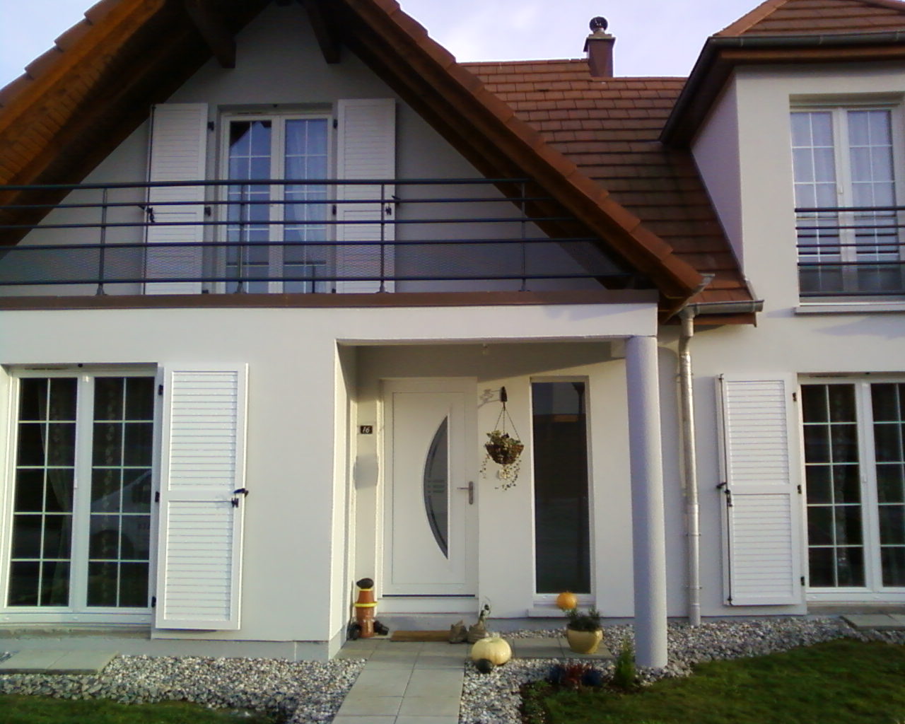 Fenetre + garde corps alu