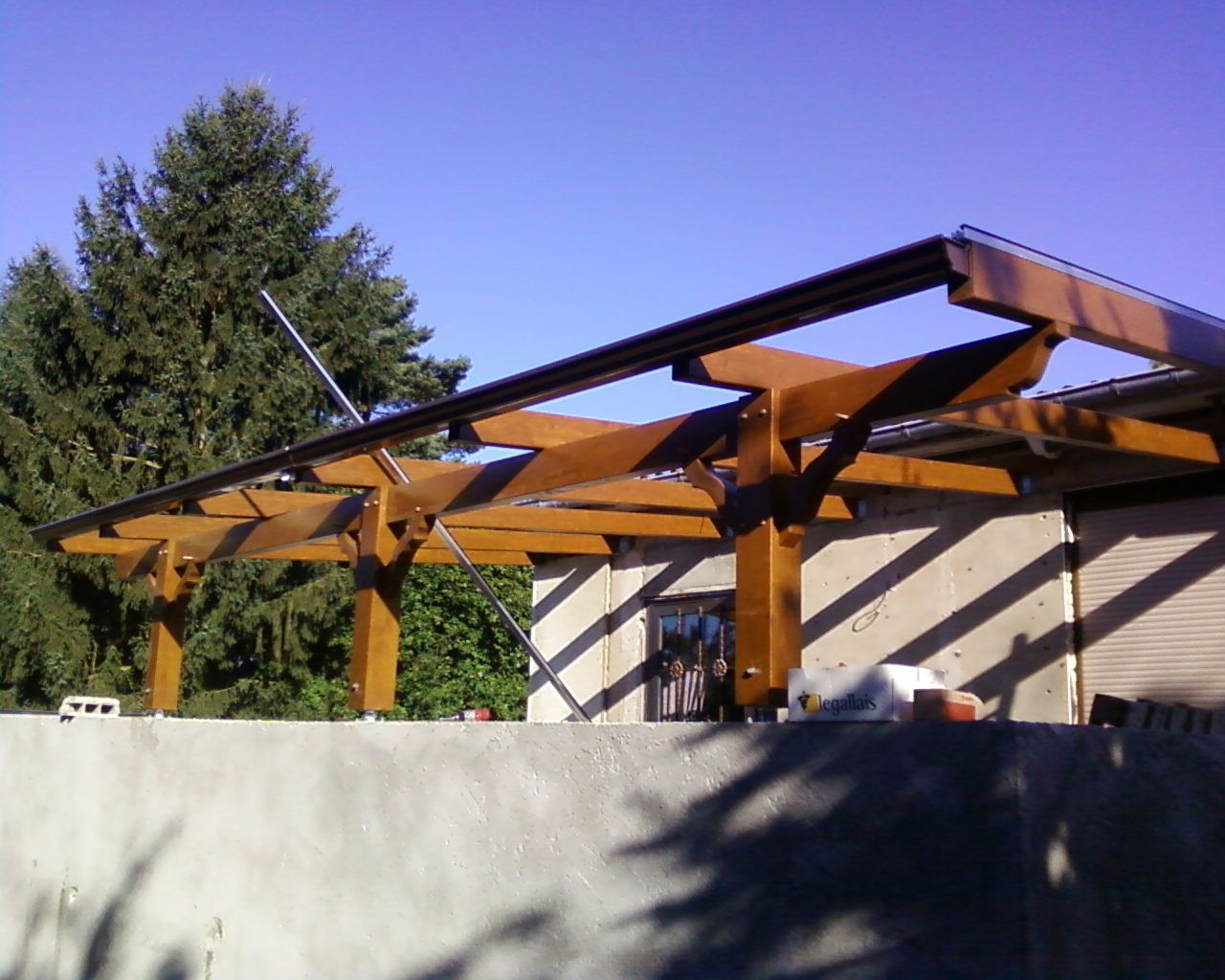 Pergola en bois